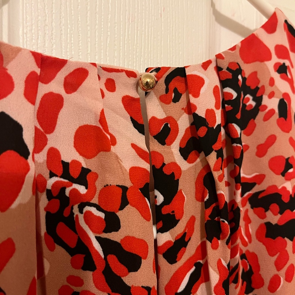 Patterned Print Spring Dress - Picture 3 of 5